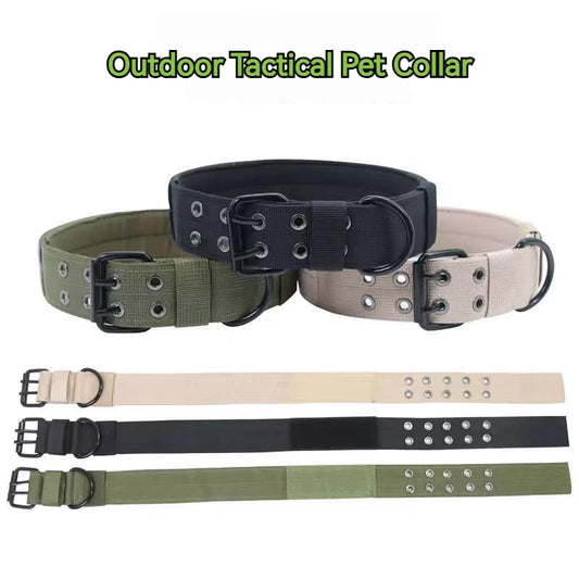 Collier tactique réglable – avec ou sans laisse