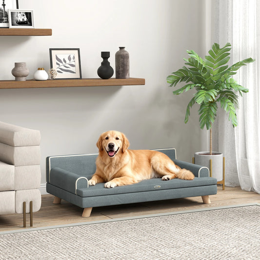 Canapé scandinave PawHut – 100 × 62 cm