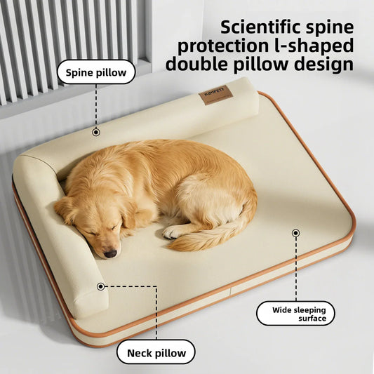 Panier coussin moelleux pour grand chien