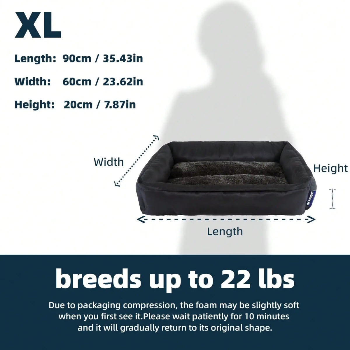 Matelas rectangulaire lavable