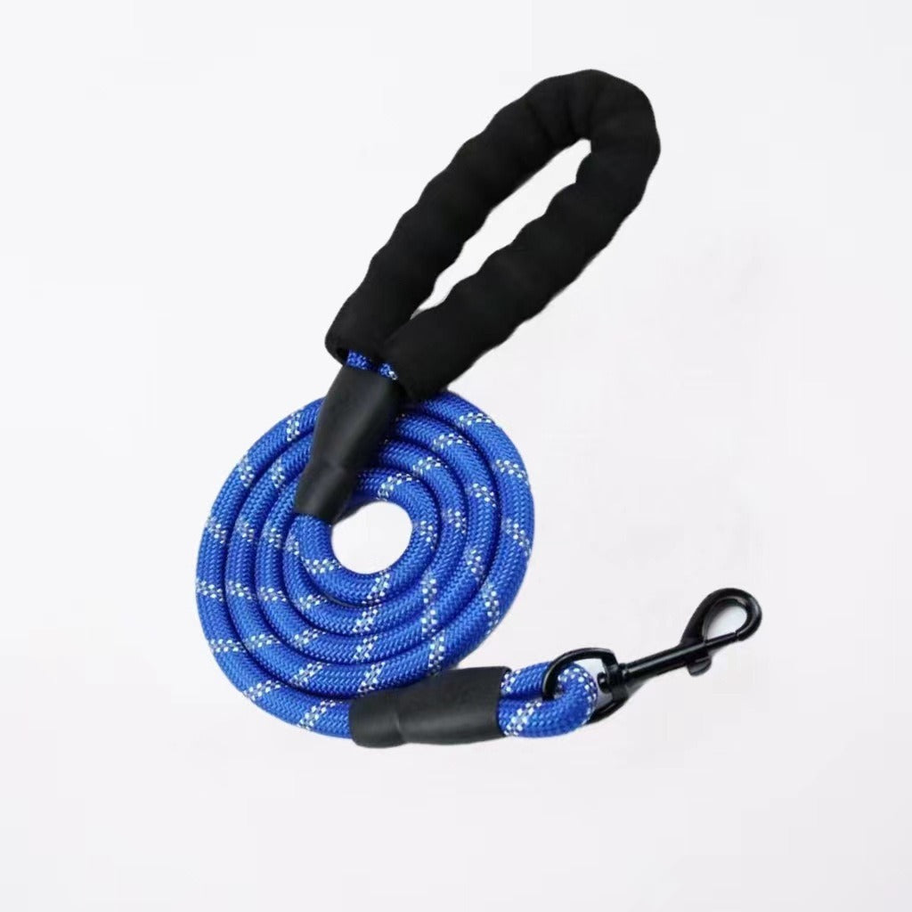 Laisse ronde nylon poignée mousse