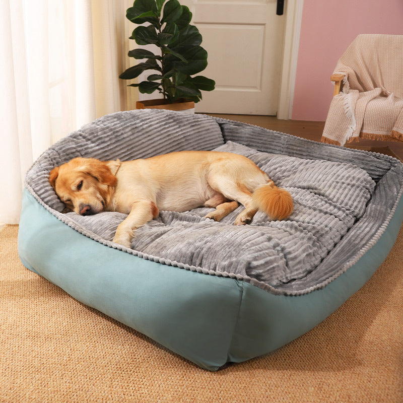 Coussin hiver chaud pour grand chien