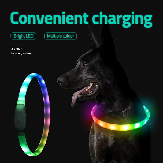 Collier lumineux rechargeable USB
