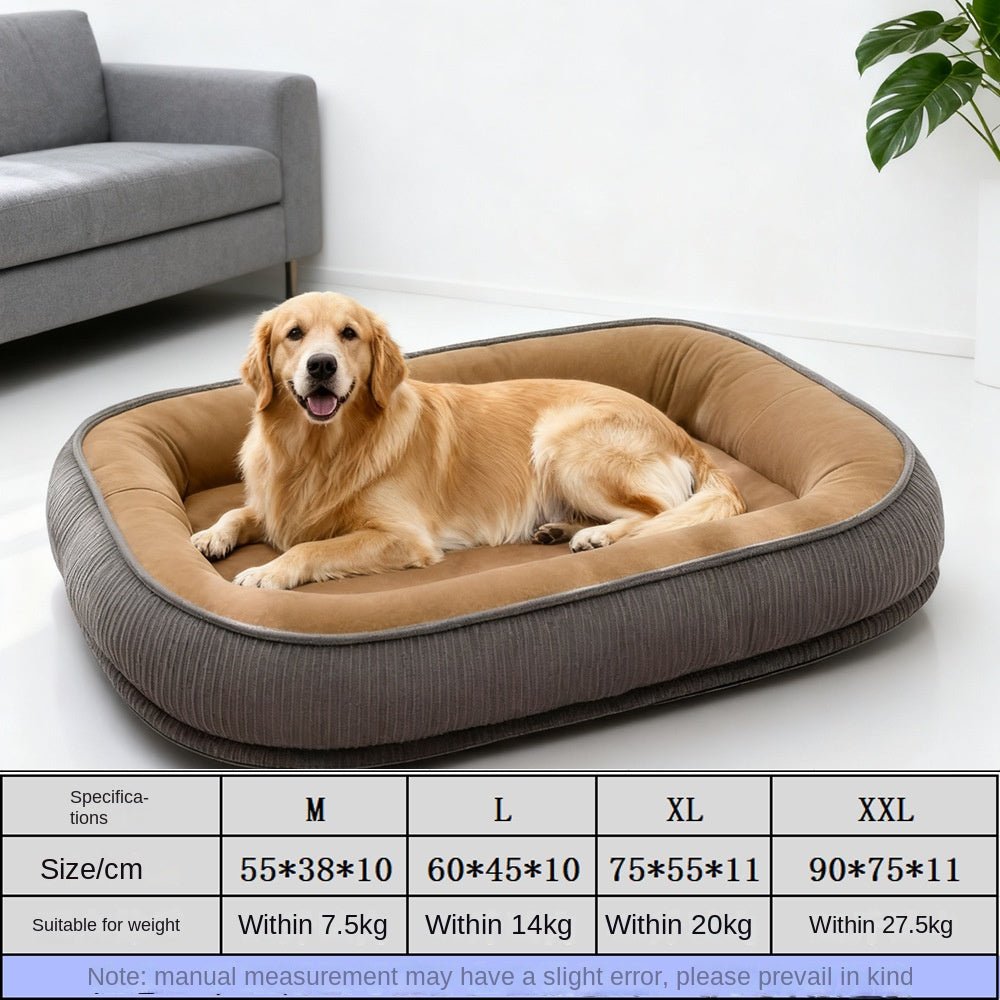 Niche chien tout-saison lavable