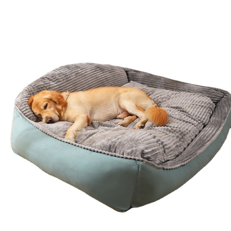 Coussin hiver chaud pour grand chien