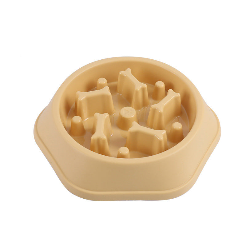Gamelle anti-glouton forme os