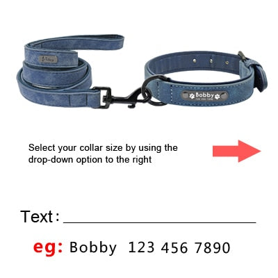 Collier cuir personnalisé gravé