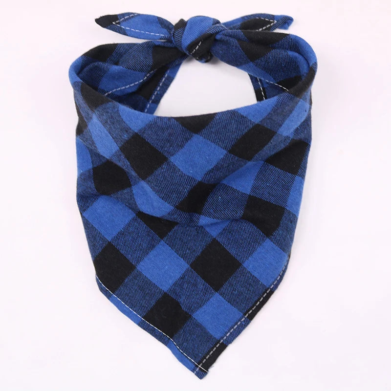 Bandana chien coton à motifs