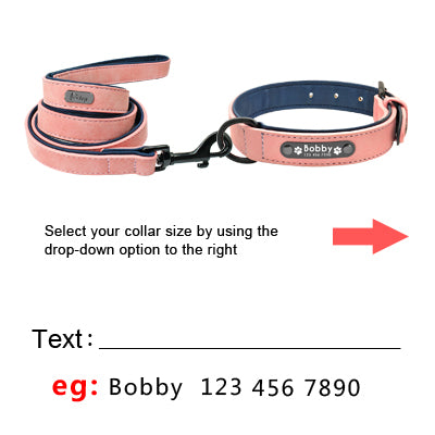 Collier cuir personnalisé gravé