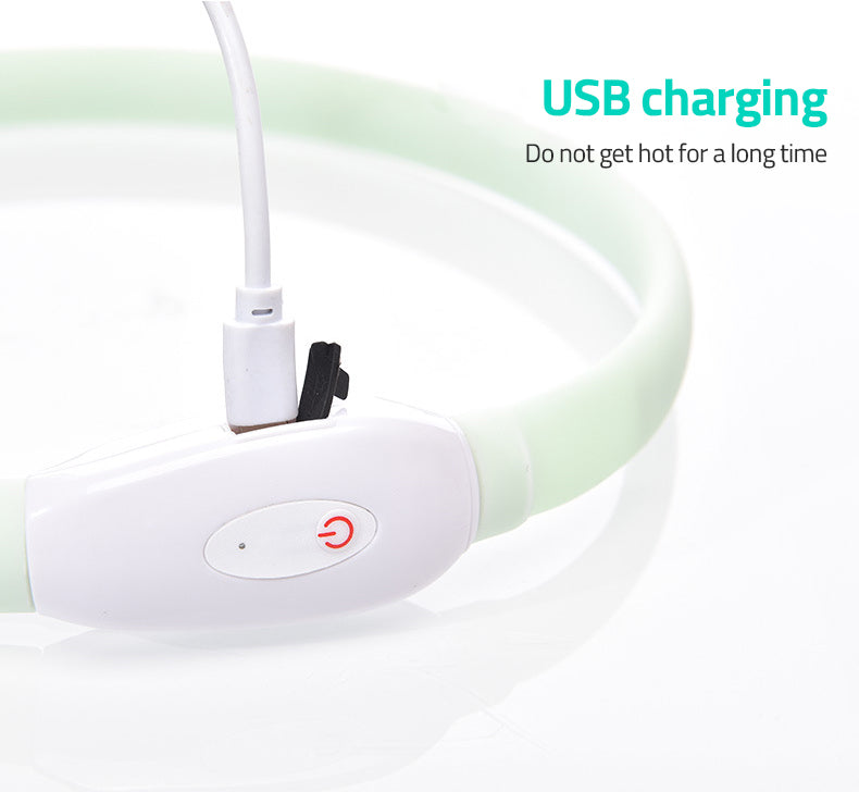 Collier lumineux rechargeable USB