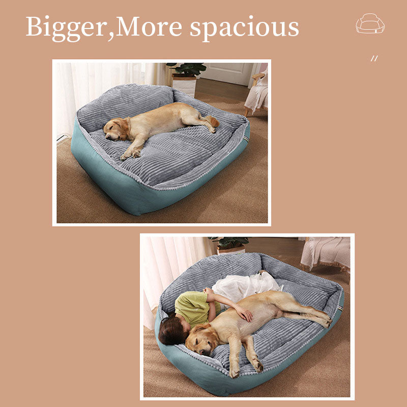 Coussin hiver chaud pour grand chien