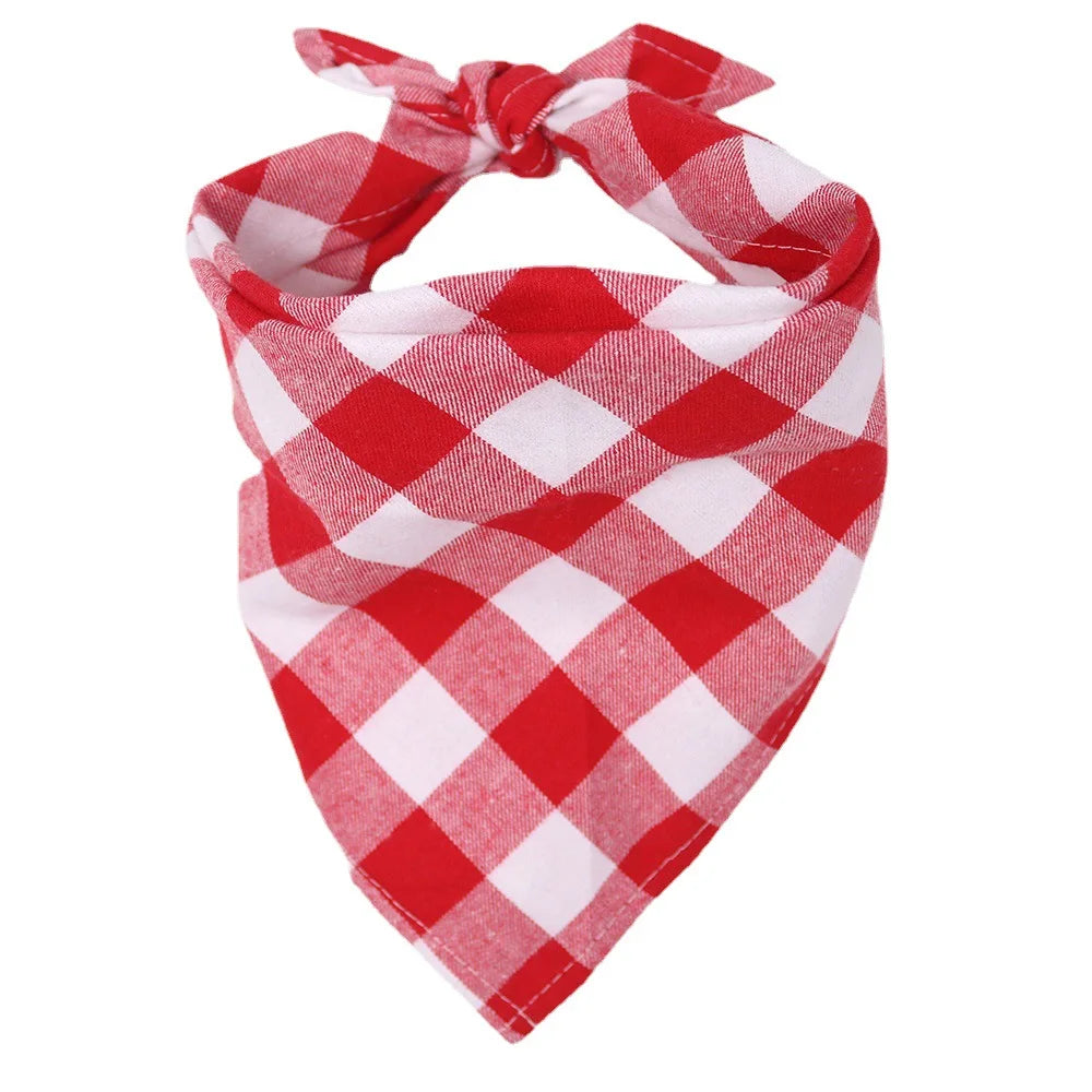 Bandana chien coton à motifs