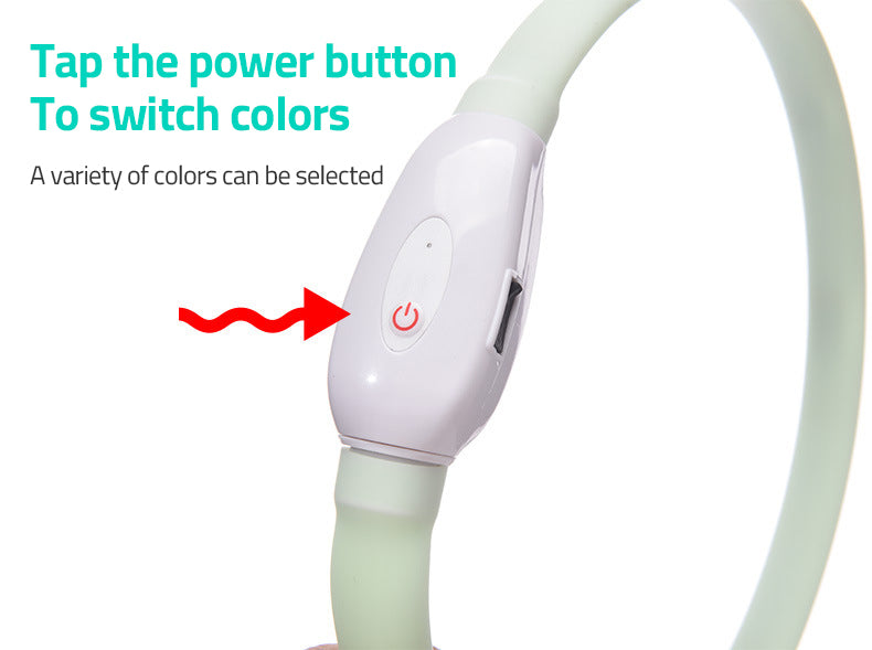 Collier lumineux rechargeable USB