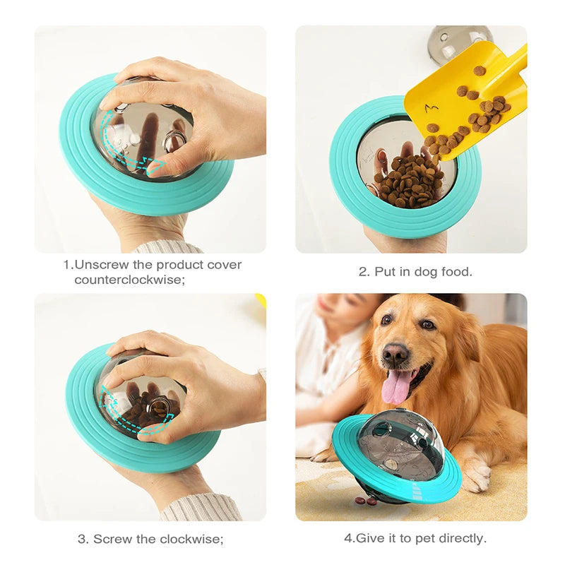 Frisbee distributeur de friandises