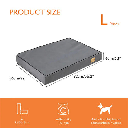 Matelas en mousse à mémoire avec housse lavable