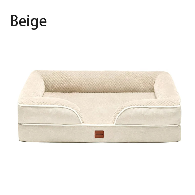 Panier en mousse à mémoire avec rebords