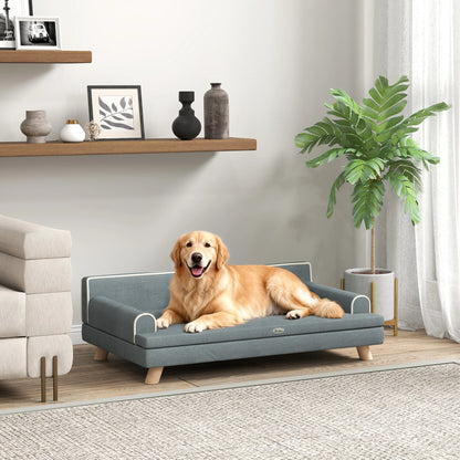 Canapé scandinave PawHut – 100 × 62 cm