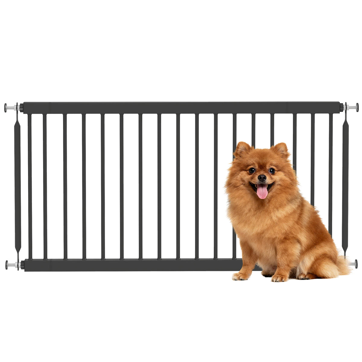 Barrière basse extensible PawHut pour petit chien – 67 à 93,5 cm