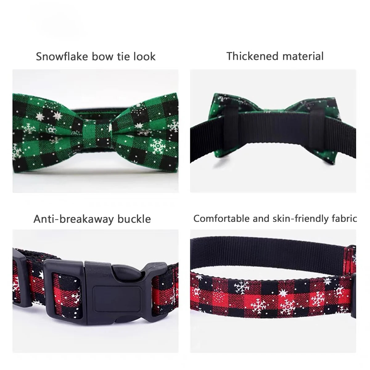 Collier de Noël avec nœud papillon