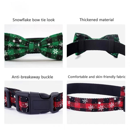 Collier de Noël avec nœud papillon