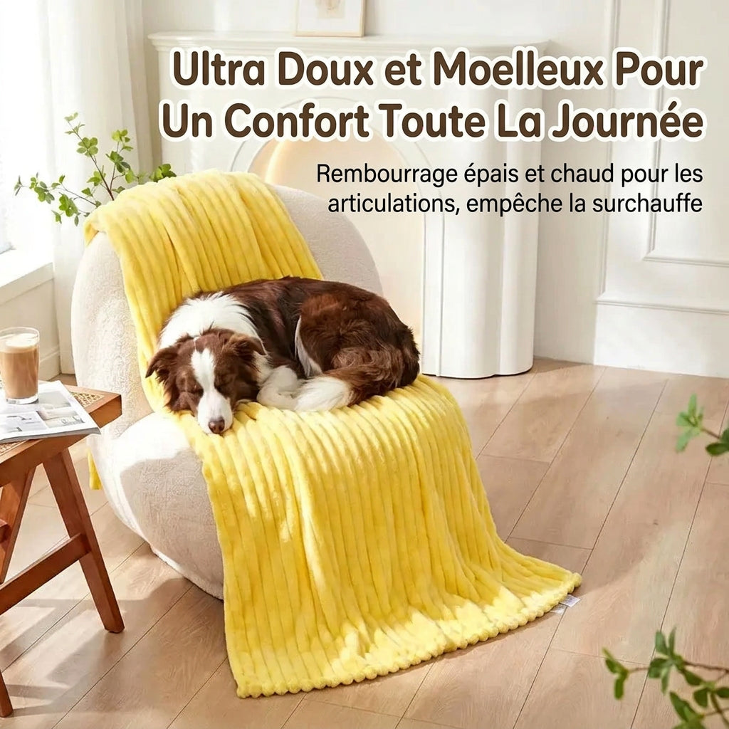 Couverture douce en peluche – 70 × 100 cm