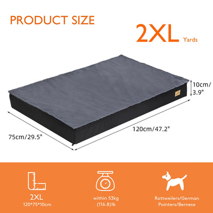 Matelas en mousse à mémoire avec housse lavable