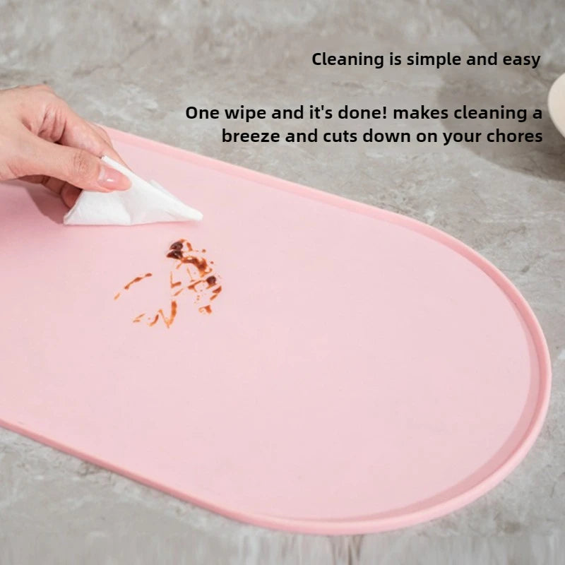 Tapis de repas antidérapant et imperméable