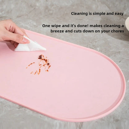 Tapis de repas antidérapant et imperméable