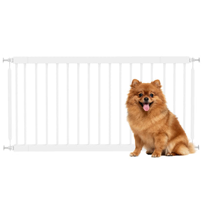 Barrière basse extensible PawHut pour petit chien – 67 à 93,5 cm