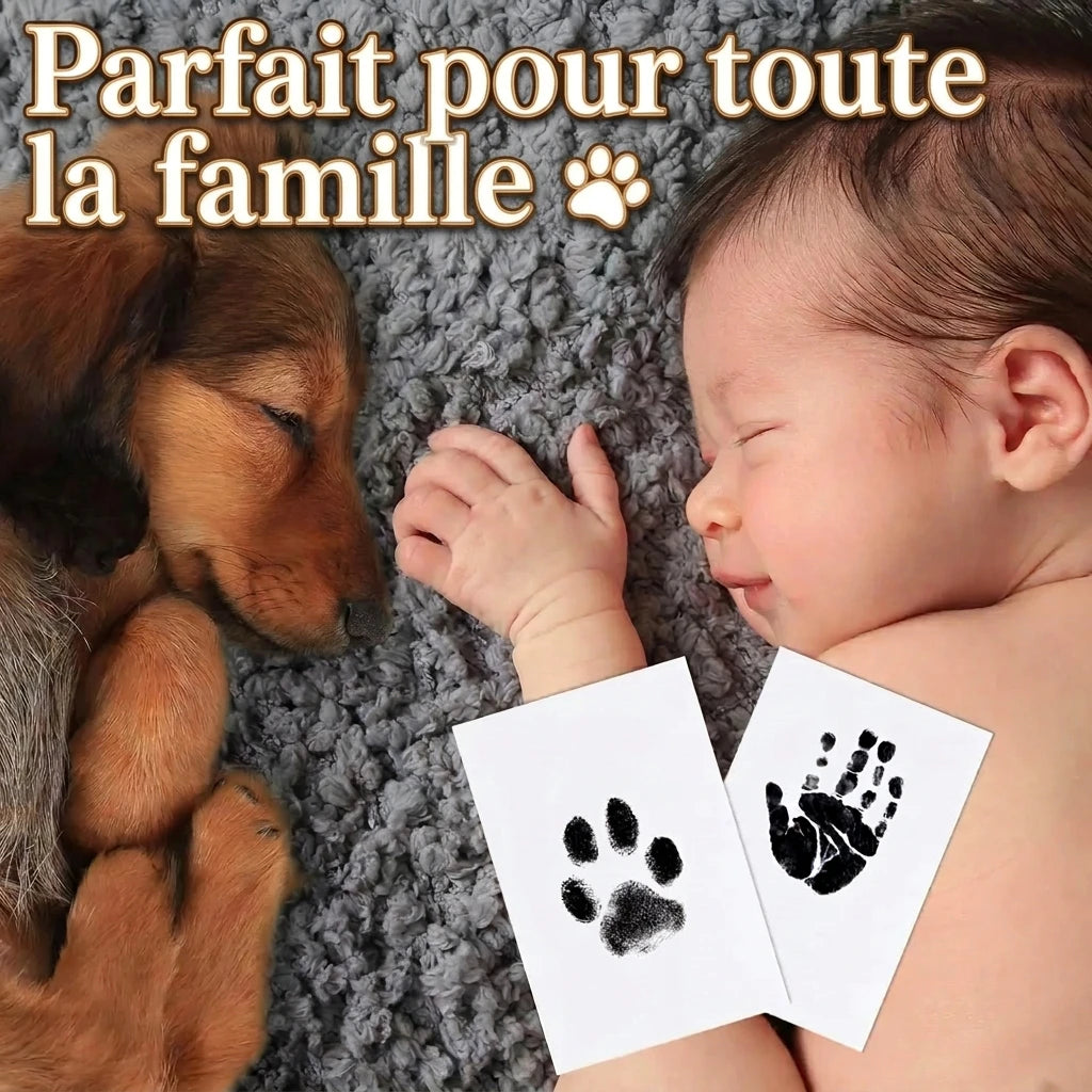 Kit d’empreinte sans encre pour patte ou museau