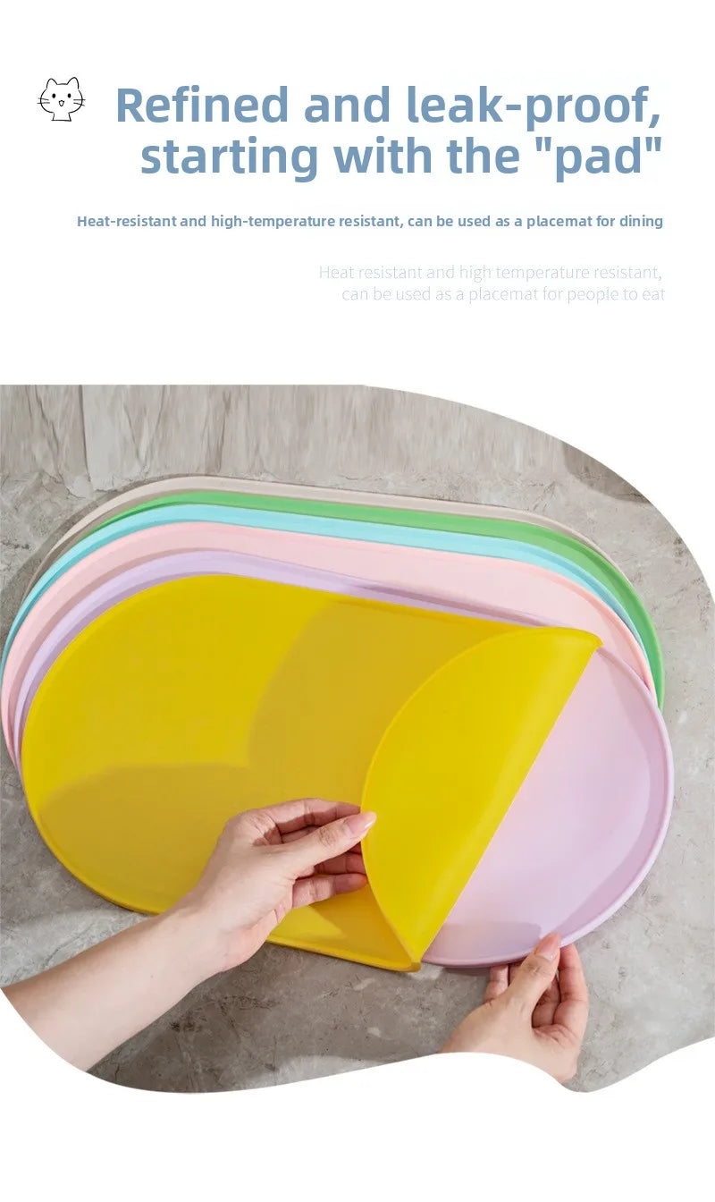 Tapis de repas antidérapant et imperméable