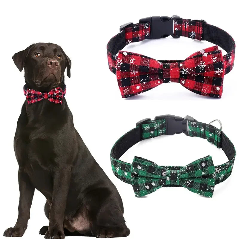 Collier de Noël avec nœud papillon