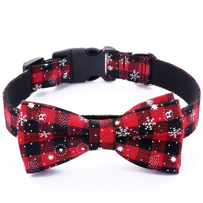 Collier de Noël avec nœud papillon