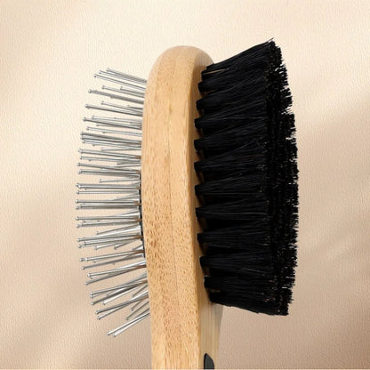 Brosse double face en soies