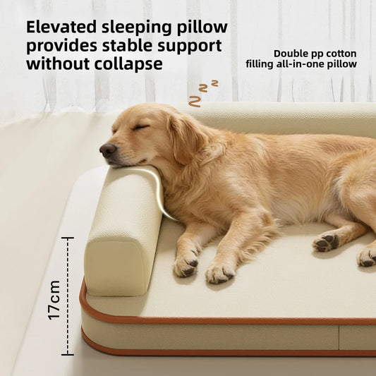 Panier coussin moelleux pour grand chien