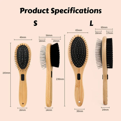 Brosse double face en soies