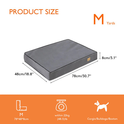 Matelas en mousse à mémoire avec housse lavable