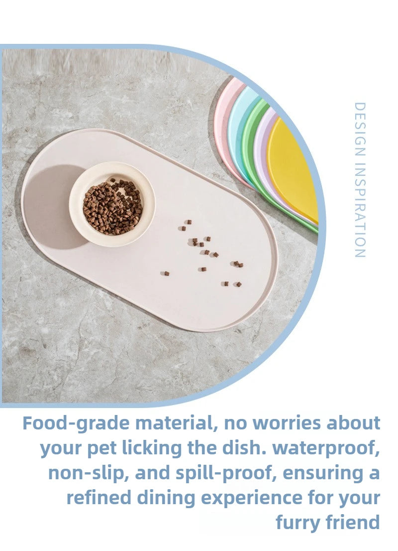 Tapis de repas antidérapant et imperméable