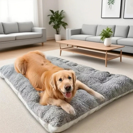BOOTEELY – Matelas peluche 120 × 60 cm